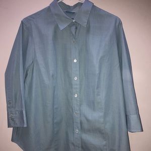 Talbots tailored button up shirt